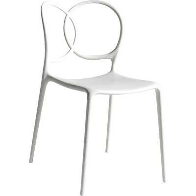 Driade - Sedia impilabile Sissi - Bianco - Polietilene - Designer Ludovica & Roberto Palomba Driade - Sedia impilabile Sissi - Bianco - Polietilene - Designer Ludovica & Roberto Palomba
