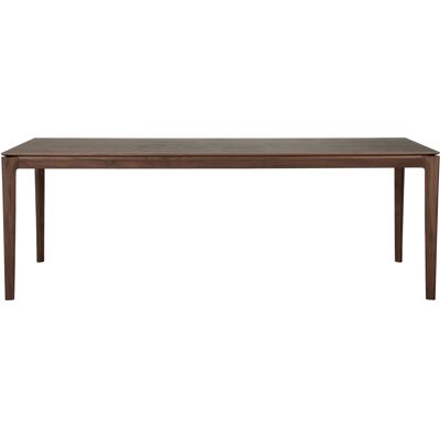 Ethnicraft - Tavolo rettangolare Bok - Marrone - Teak massello tinto marrone - Designer Alain van Havre Ethnicraft - Tavolo rettangolare Bok - Marrone - Teak massello tinto marrone - Designer Alain van Havre