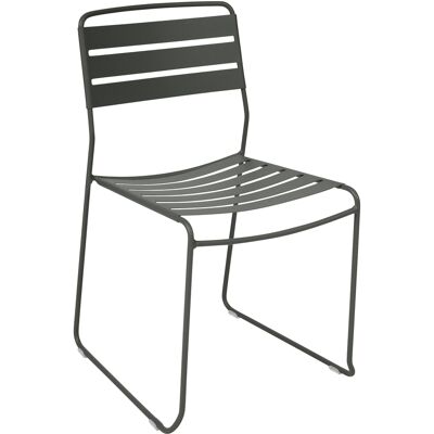 Fermob - Sedia impilabile Surprising - Grigio - Acciaio - Designer Harald Guggenbichler Fermob - Sedia impilabile Surprising - Grigio - Acciaio - Designer Harald Guggenbichler