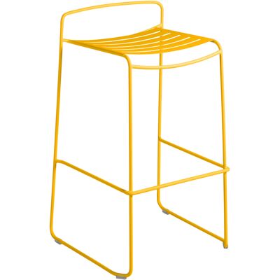 Fermob - Sgabello alto impilabile Surprising - Giallo - Acciaio verniciato - Designer Harald Guggenbichler Fermob - Sgabello alto impilabile Surprising - Giallo - Acciaio verniciato - Designer Harald Guggenbichler