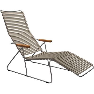 Houe - Lettino inclinabile Click - Beige - Acciaio termolaccato - Designer Henrik Pedersen Houe - Lettino inclinabile Click - Beige - Acciaio termolaccato - Designer Henrik Pedersen