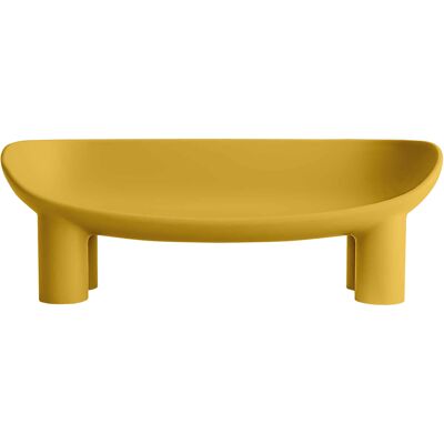 Driade - Divano da giardino a 2 posti Roly Poly - Giallo - Polietilene - Designer Faye Toogood Driade - Divano da giardino a 2 posti Roly Poly - Giallo - Polietilene - Designer Faye Toogood