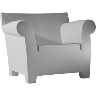 Kartell - Poltrona Bubble Club - Grigio - Polipropilene - Designer Philippe Starck Kartell - Poltrona Bubble Club - Grigio - Polipropilene - Designer Philippe Starck