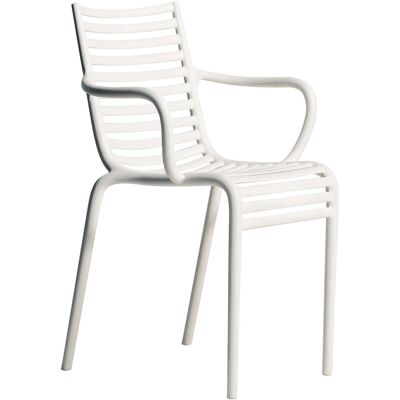 Driade - Poltrona impilabile PIP-e - Bianco - Polietilene - Designer Philippe Starck Driade - Poltrona impilabile PIP-e - Bianco - Polietilene - Designer Philippe Starck
