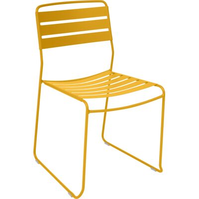Fermob - Sedia impilabile Surprising - Giallo - Acciaio - Designer Harald Guggenbichler Fermob - Sedia impilabile Surprising - Giallo - Acciaio - Designer Harald Guggenbichler
