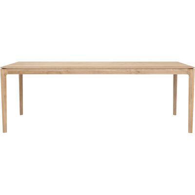 Ethnicraft - Tavolo rettangolare Bok - Legno naturale - Massello di quercia oliato - Designer Alain van Havre Ethnicraft - Tavolo rettangolare Bok - Legno naturale - Massello di quercia oliato - Designer Alain van Havre