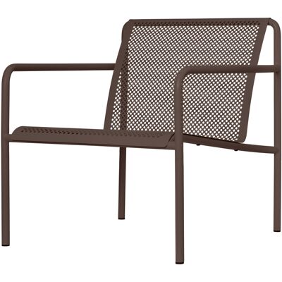 Ferm Living - Poltrona bassa Dapple - Marrone - Acciaio zincato verniciato a polvere - Designer Says Who Ferm Living - Poltrona bassa Dapple - Marrone - Acciaio zincato verniciato a polvere - Designer Says Who