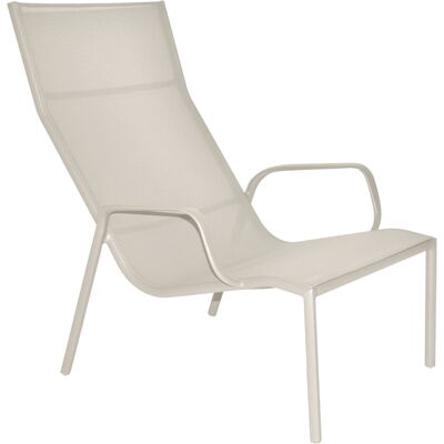 Fermob - Poltroncina lounge impilabile Cadiz - Grigio - Tela Batyline - Designer Antoine Lesur Fermob - Poltroncina lounge impilabile Cadiz - Grigio - Tela Batyline - Designer Antoine Lesur