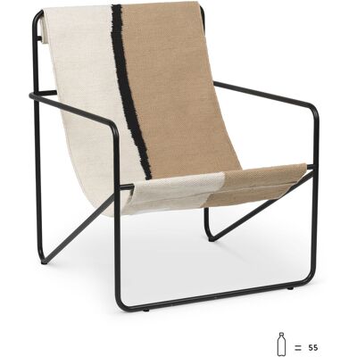 Ferm Living - Poltrona Désert - Beige - Tessuto riciclato - Designer Trine Andersen Ferm Living - Poltrona Désert - Beige - Tessuto riciclato - Designer Trine Andersen