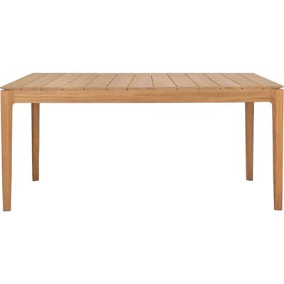 Tavolo da pranzo da esterno in teak Ethnicraft - 162x80x76cm - Design moderno Tavolo da pranzo da esterno in teak Ethnicraft - 162x80x76cm - Design moderno
