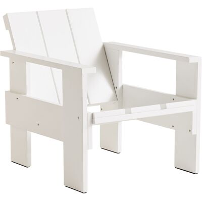 Hay - Poltrona lounge Crate - Bianco - Legno di pino massello - Designer Gerrit Rietveld Hay - Poltrona lounge Crate - Bianco - Legno di pino massello - Designer Gerrit Rietveld