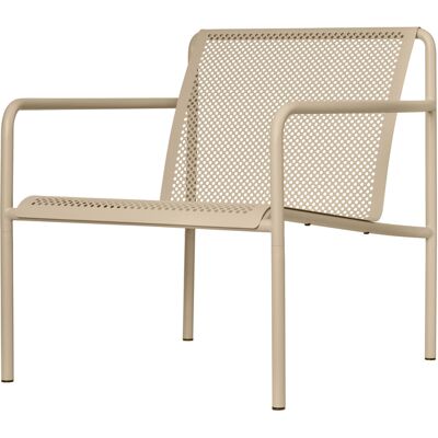Ferm Living - Poltrona bassa Dapple - Beige - Acciaio zincato verniciato a polvere - Designer Says Who Ferm Living - Poltrona bassa Dapple - Beige - Acciaio zincato verniciato a polvere - Designer Says Who
