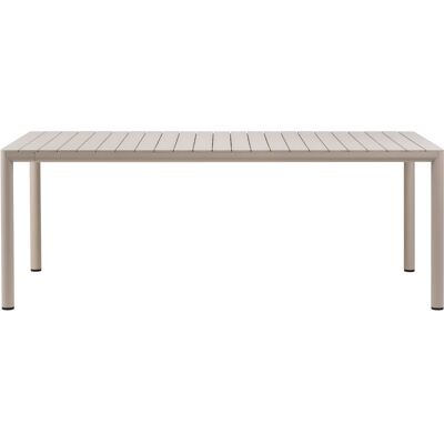 NARDI - Tavolo rettangolare Tevere - Beige - Resina in fibra di vetro - Designer Raffaello Galiotto NARDI - Tavolo rettangolare Tevere - Beige - Resina in fibra di vetro - Designer Raffaello Galiotto