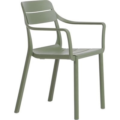 NARDI - Poltrona impilabile Cassia - Verde - Resina in fibra di vetro - Designer Raffaello Galiotto NARDI - Poltrona impilabile Cassia - Verde - Resina in fibra di vetro - Designer Raffaello Galiotto