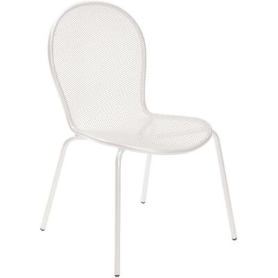 Emu - Sedia impilabile Ronda - Bianco - Acciaio verniciato - Designer Aldo Ciabatti Emu - Sedia impilabile Ronda - Bianco - Acciaio verniciato - Designer Aldo Ciabatti
