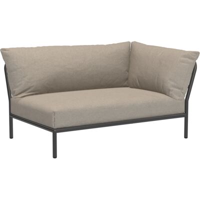 Divano modulare Houe Level 2 - Telaio grigio scuro & Cenere Divano modulare Houe Level 2 - Telaio grigio scuro & Cenere
