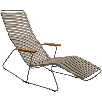 Houe - Lettino inclinabile Click - Beige - Acciaio termolaccato - Designer Henrik Pedersen Houe - Lettino inclinabile Click - Beige - Acciaio termolaccato - Designer Henrik Pedersen