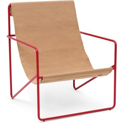Ferm Living - Poltrona Désert - Beige - Tessuto riciclato - Designer Trine Andersen Ferm Living - Poltrona Désert - Beige - Tessuto riciclato - Designer Trine Andersen