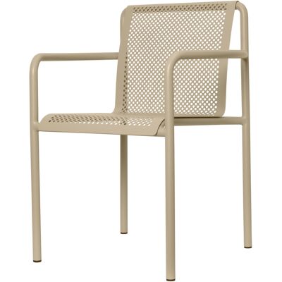 Ferm Living - Poltroncina da pranzo Dapple - Beige - Acciaio zincato verniciato a polvere - Designer Says Who Ferm Living - Poltroncina da pranzo Dapple - Beige - Acciaio zincato verniciato a polvere - Designer Says Who