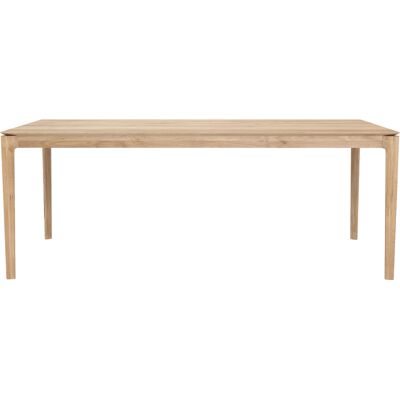 Ethnicraft - Tavolo rettangolare Bok - Legno naturale - Massello di quercia oliato - Designer Alain van Havre Ethnicraft - Tavolo rettangolare Bok - Legno naturale - Massello di quercia oliato - Designer Alain van Havre