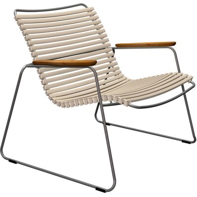 Houe - Poltrona bassa Click - Beige - Acciaio termolaccato - Designer Henrik Pedersen Houe - Poltrona bassa Click - Beige - Acciaio termolaccato - Designer Henrik Pedersen