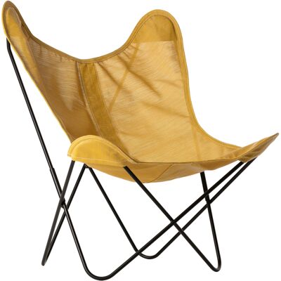 AIRBORNE - Poltrona AA - Giallo - Tessuto Batyline Eden - Designer Antonio Bonet AIRBORNE - Poltrona AA - Giallo - Tessuto Batyline Eden - Designer Antonio Bonet