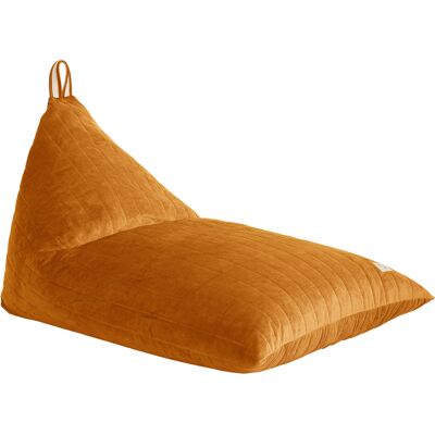 NOBODINOZ - Pouf bambini Essaouira - Giallo - Velluto eco NOBODINOZ - Pouf bambini Essaouira - Giallo - Velluto eco