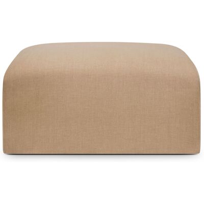Ethnicraft - Pouf Bulky - Beige - Schiuma PU ad alta densità - Designer Jacques Deneef Ethnicraft - Pouf Bulky - Beige - Schiuma PU ad alta densità - Designer Jacques Deneef