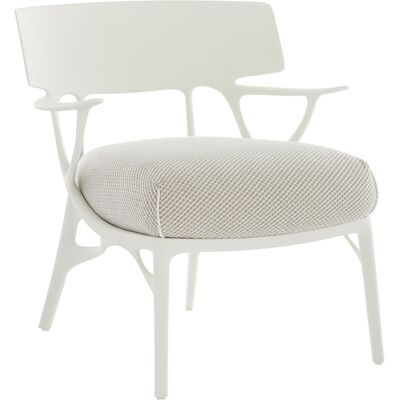 Kartell - Poltrona imbottita A. I - Beige - Poliuretano espanso riciclato - Designer Philippe Starck Kartell - Poltrona imbottita A. I - Beige - Poliuretano espanso riciclato - Designer Philippe Starck