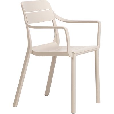 NARDI - Poltrona impilabile Cassia - Bianco - Resina in fibra di vetro - Designer Raffaello Galiotto NARDI - Poltrona impilabile Cassia - Bianco - Resina in fibra di vetro - Designer Raffaello Galiotto