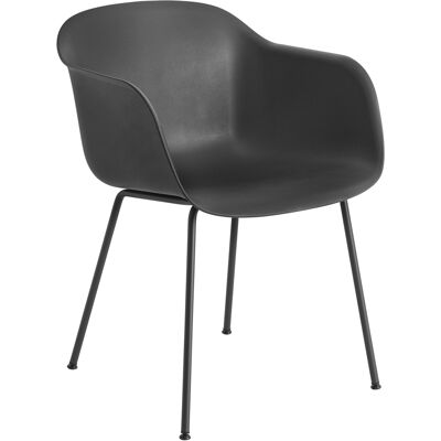 Muuto - Poltrona Fiber - Nero - Plastica riciclata - Designer Iskos-Berlin Muuto - Poltrona Fiber - Nero - Plastica riciclata - Designer Iskos-Berlin