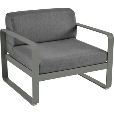 Fermob - Poltrona imbottita Bellevie - Grigio - Tessuto acrilico - Designer Pagnon & Pelhaître Fermob - Poltrona imbottita Bellevie - Grigio - Tessuto acrilico - Designer Pagnon & Pelhaître