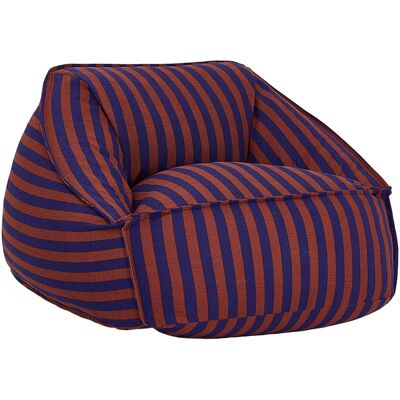 NOBODINOZ - Pouf Ziggy - Blu - Schiuma di poliuretano NOBODINOZ - Pouf Ziggy - Blu - Schiuma di poliuretano