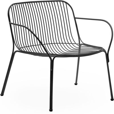Kartell - Poltrona bassa HiRay - Nero - Acciaio galvanizzato verniciato - Designer Ludovica & Roberto Palomba Kartell - Poltrona bassa HiRay - Nero - Acciaio galvanizzato verniciato - Designer Ludovica & Roberto Palomba