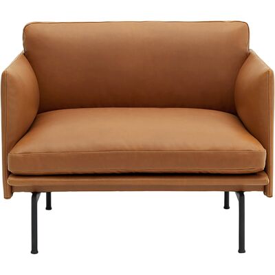 Muuto - Poltrona imbottita Outline - Marrone - Schiuma ad alta densità - Designer Anderssen & Voll Muuto - Poltrona imbottita Outline - Marrone - Schiuma ad alta densità - Designer Anderssen & Voll