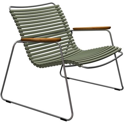 Houe - Poltrona bassa Click - Verde - Acciaio termolaccato - Designer Henrik Pedersen Houe - Poltrona bassa Click - Verde - Acciaio termolaccato - Designer Henrik Pedersen