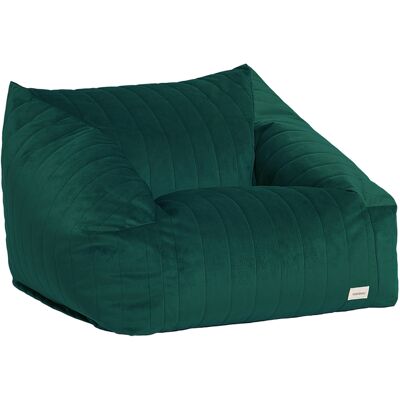 Pouf Chelsea in velluto verde giungla Nobodinoz Pouf Chelsea in velluto verde giungla Nobodinoz