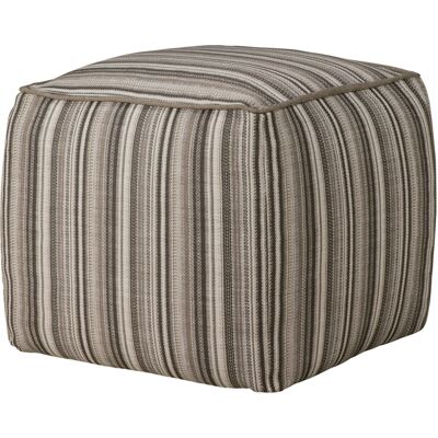 Ethnicraft - Pouf per esterno ZAHARA - Grigio - Tessuto in polipropilene Ethnicraft - Pouf per esterno ZAHARA - Grigio - Tessuto in polipropilene