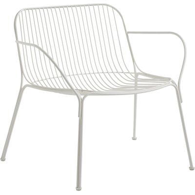 Kartell - Poltrona bassa HiRay - Bianco - Acciaio galvanizzato verniciato - Designer Ludovica & Roberto Palomba Kartell - Poltrona bassa HiRay - Bianco - Acciaio galvanizzato verniciato - Designer Ludovica & Roberto Palomba