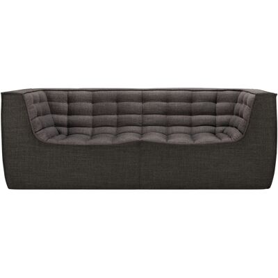 Ethnicraft - Divano 2 posti N701 - Grigio - Schiuma PU ad alta densità - Designer Jacques Deneef Ethnicraft - Divano 2 posti N701 - Grigio - Schiuma PU ad alta densità - Designer Jacques Deneef