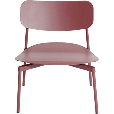 Petite Friture - Poltrona bassa impilabile Fromme - Rosso - Alluminio - Designer Tom Chung Petite Friture - Poltrona bassa impilabile Fromme - Rosso - Alluminio - Designer Tom Chung