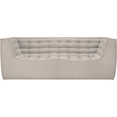 Ethnicraft - Divano 2 posti N701 - Beige - Schiuma PU ad alta densità - Designer Jacques Deneef Ethnicraft - Divano 2 posti N701 - Beige - Schiuma PU ad alta densità - Designer Jacques Deneef