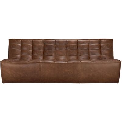 Ethnicraft - Divano 3 posti o più N701 - Marrone - Schiuma PU ad alta densità - Designer Jacques Deneef Ethnicraft - Divano 3 posti o più N701 - Marrone - Schiuma PU ad alta densità - Designer Jacques Deneef