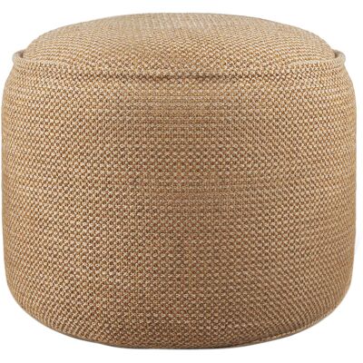 Pouf da esterno Ethnicraft Donut - Tessuto in polipropilene - Giallo Pouf da esterno Ethnicraft Donut - Tessuto in polipropilene - Giallo