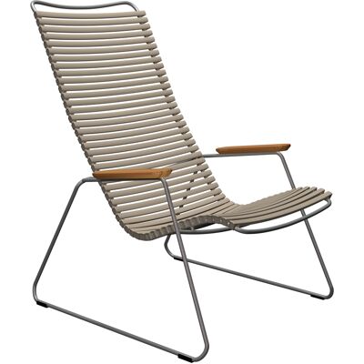Houe - Poltrona bassa Click - Beige - Acciaio termolaccato - Designer Henrik Pedersen Houe - Poltrona bassa Click - Beige - Acciaio termolaccato - Designer Henrik Pedersen