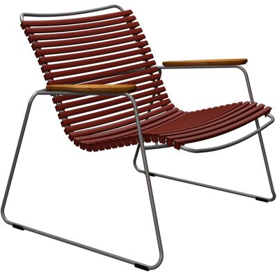 Houe - Poltrona bassa Click - Rosso - Acciaio termolaccato - Designer Henrik Pedersen Houe - Poltrona bassa Click - Rosso - Acciaio termolaccato - Designer Henrik Pedersen