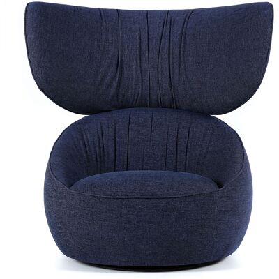 Moooi - Poltrona imbottita Hana - Blu - Velluto Kvadrat - Designer Simone Bonanni Moooi - Poltrona imbottita Hana - Blu - Velluto Kvadrat - Designer Simone Bonanni