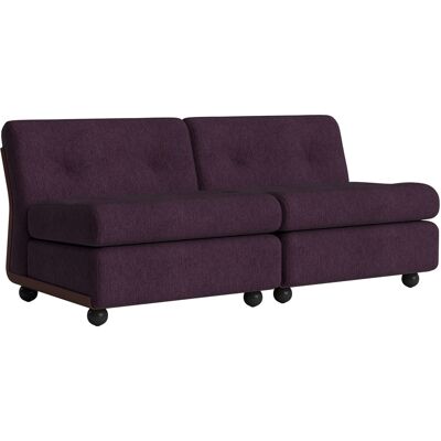 Hay - Divano 2 posti Amanta - Viola - ABS riciclato - Designer Mario Bellini Hay - Divano 2 posti Amanta - Viola - ABS riciclato - Designer Mario Bellini