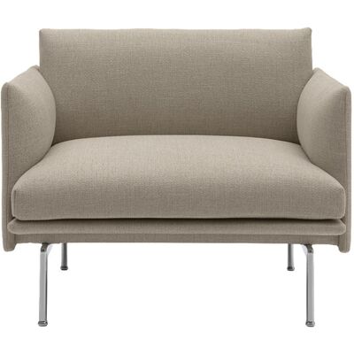 Muuto - Outline - Beige - Schiuma ad alta densità - Poltrona Muuto - Outline - Beige - Schiuma ad alta densità - Poltrona