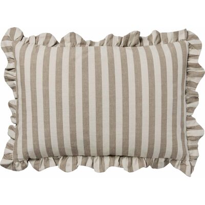 BROSTE COPENHAGEN - Foodera cuscino Ina - Beige - Cotone BROSTE COPENHAGEN - Foodera cuscino Ina - Beige - Cotone